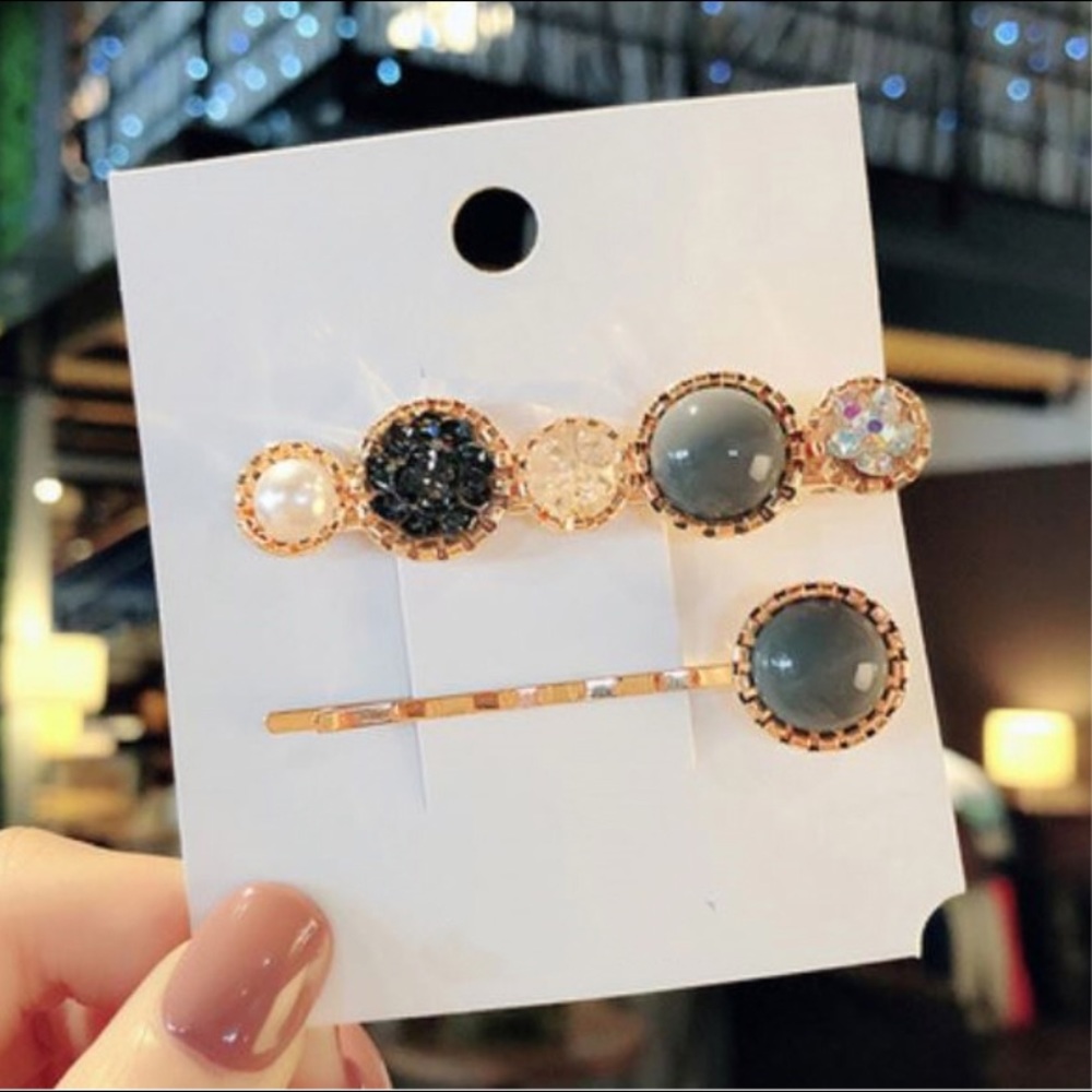 Geometric Hair Clips